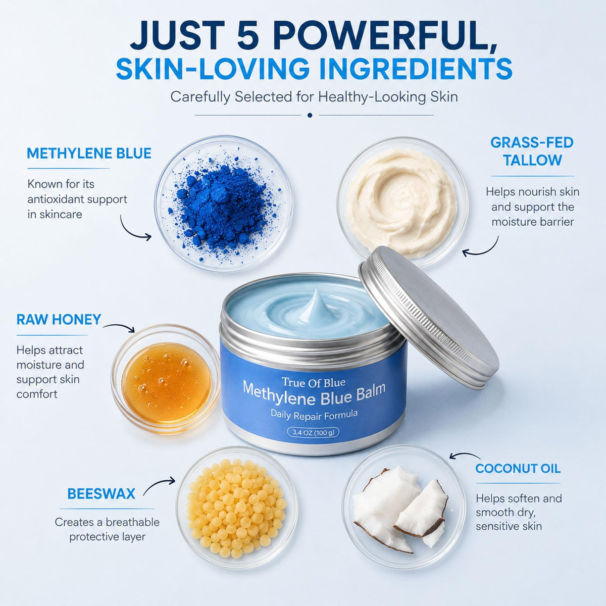Kunnozz balm on hands and neck demonstrating multiuse hydration benefit