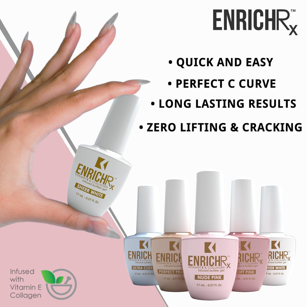 KUPA gel texture close-up highlighting creamy viscosity for even coverage and strong build