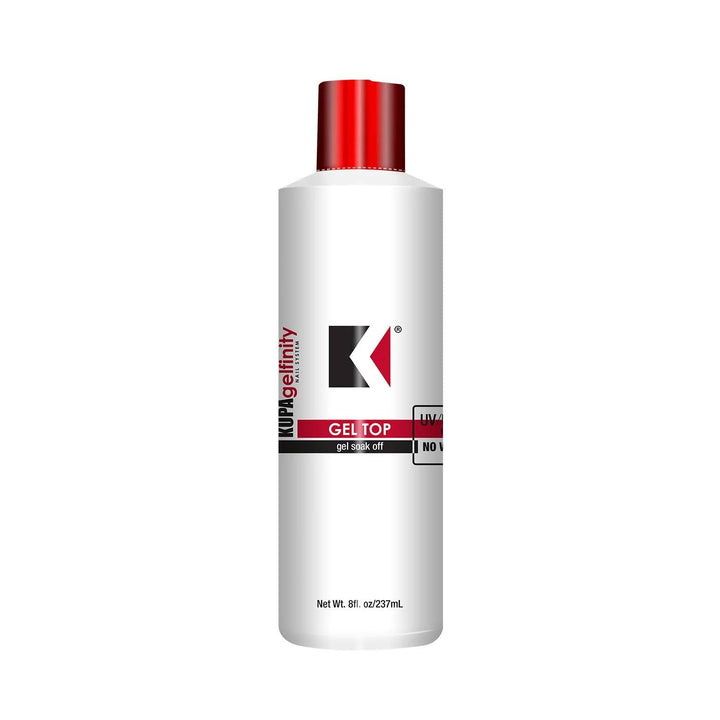 KUPA GelFinity front bottle showing large 8 oz size and glossy benefit
