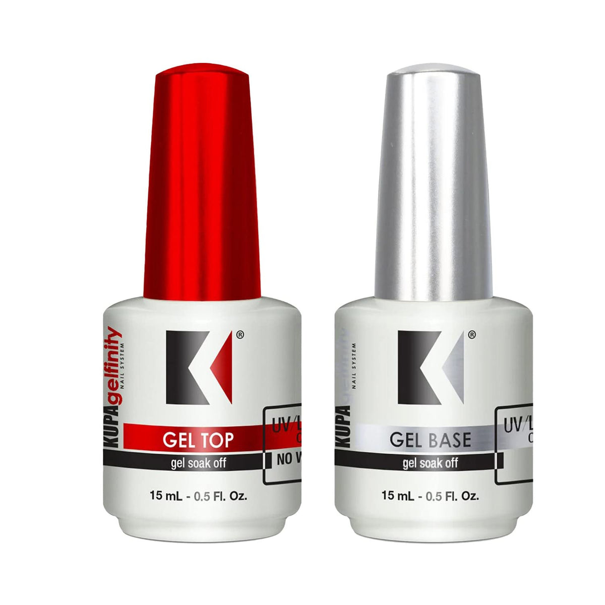 KUPA Gelfinity front packaging showing duo bottles and brand clarity