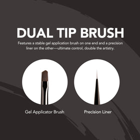 KUPA nail in use application illustrating even coverage and crisp cuticle edges