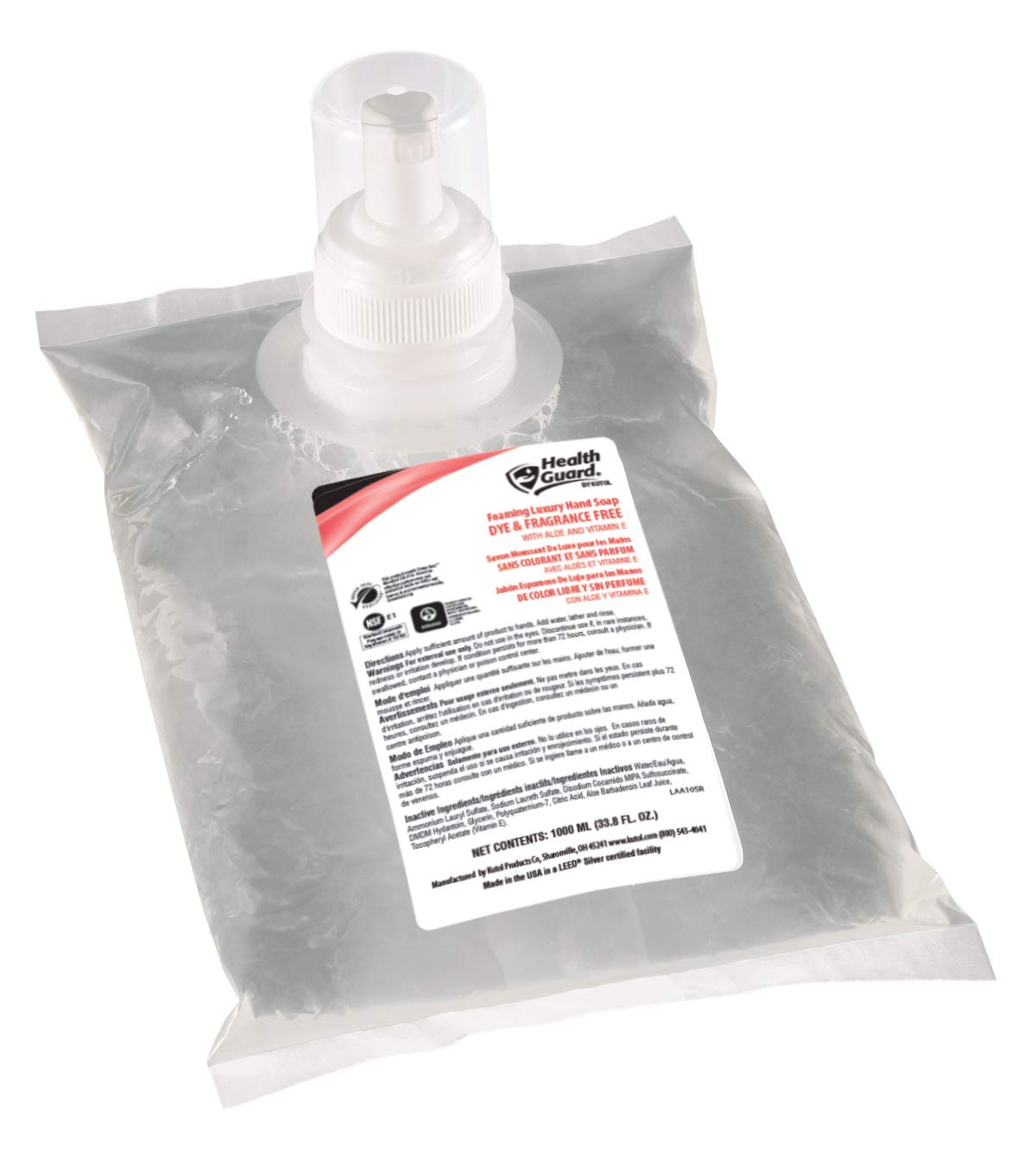 Kutol Health Guard front packaging showing clear refill and product benefit