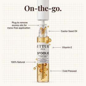 Kuttura Skin Co. oil texture drop highlighting cold-pressed smooth spread