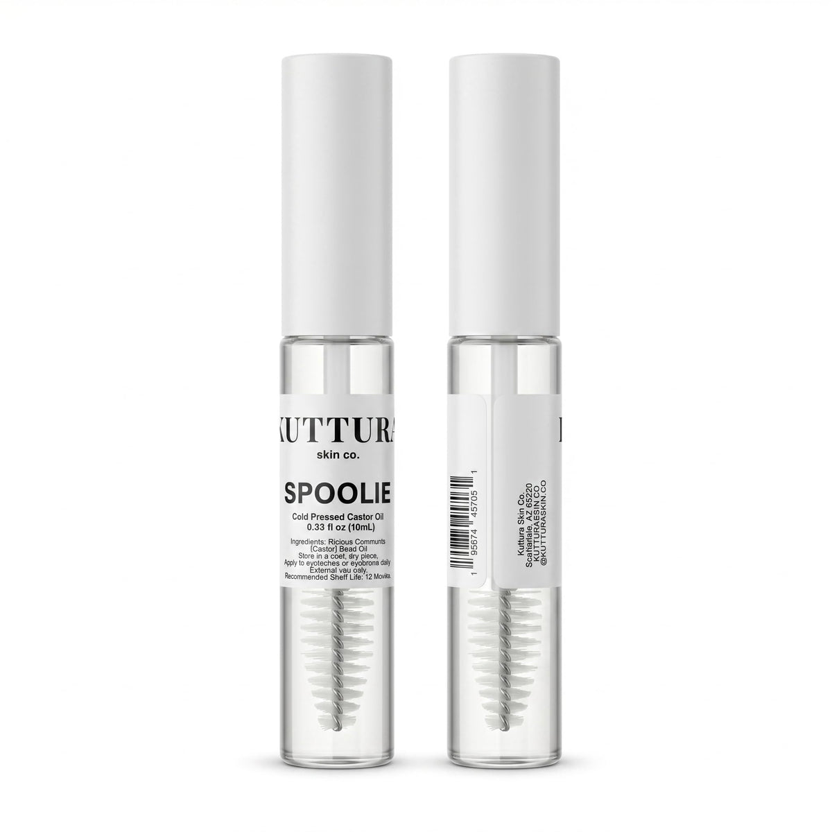 Kuttura Skin Co. close-up of spoolie tip demonstrating precise application