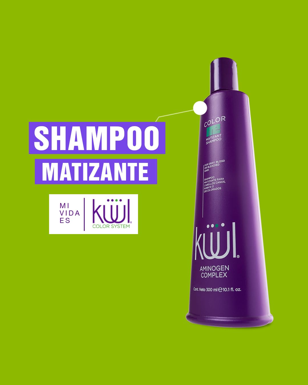 KUUL Matizant foam closeup showing lather that neutralizes brassiness effectively