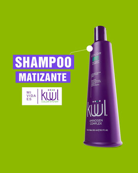 KUUL Matizant foam closeup showing lather that neutralizes brassiness effectively