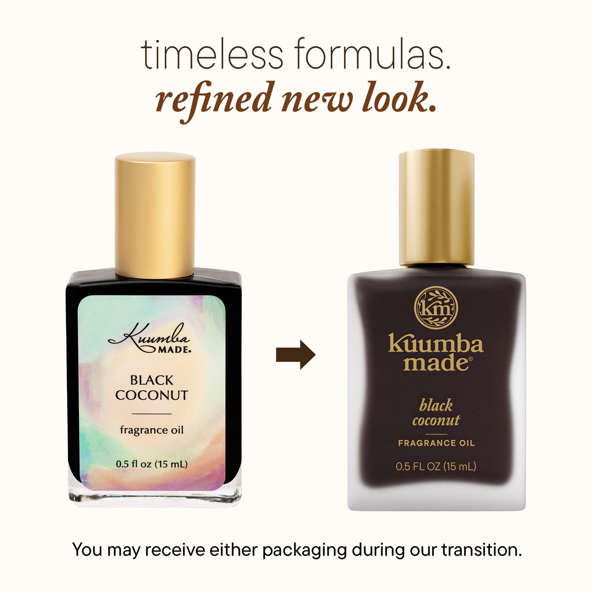 Kuumba Made rollerball close-up highlighting smooth application benefit
