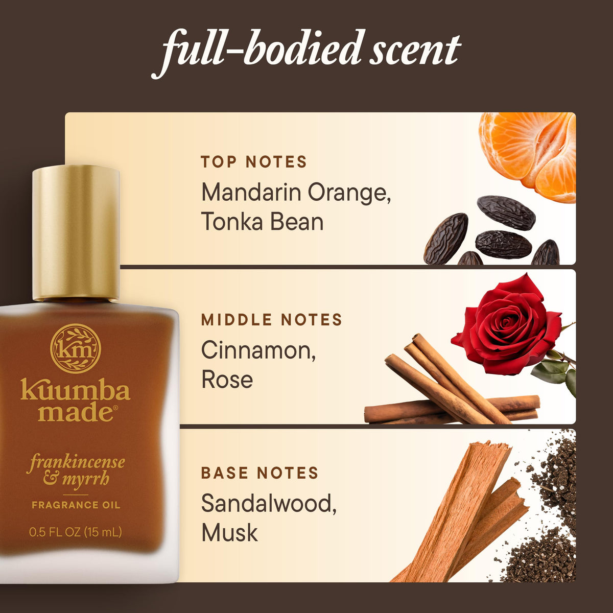 Kuumba Made label close-up highlighting ingredients and vegan claim