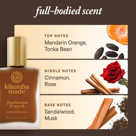 Kuumba Made label close-up highlighting ingredients and vegan claim
