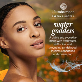 Kuumba Made oil texture drop on skin highlighting moisturizing benefit