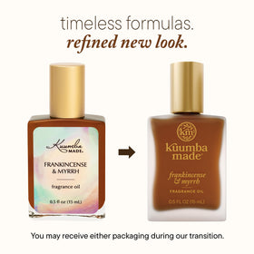 Kuumba Made close-up rollerball applicator highlighting smooth application