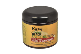 Kuza leave-in conditioner front packaging showing bottle and label benefits