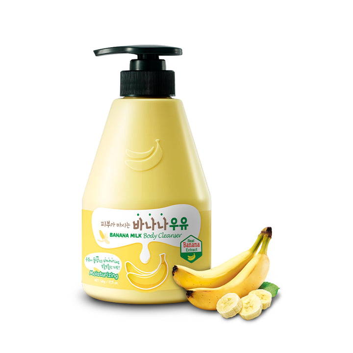 Kwailnara front packaging showing bottle and banana milk scent benefit