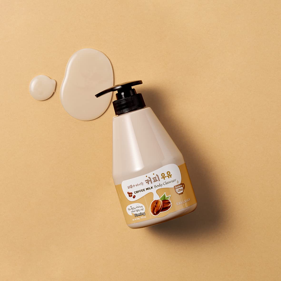 Kwailnara bottle in bathroom lifestyle scene showing refreshing shower benefit
