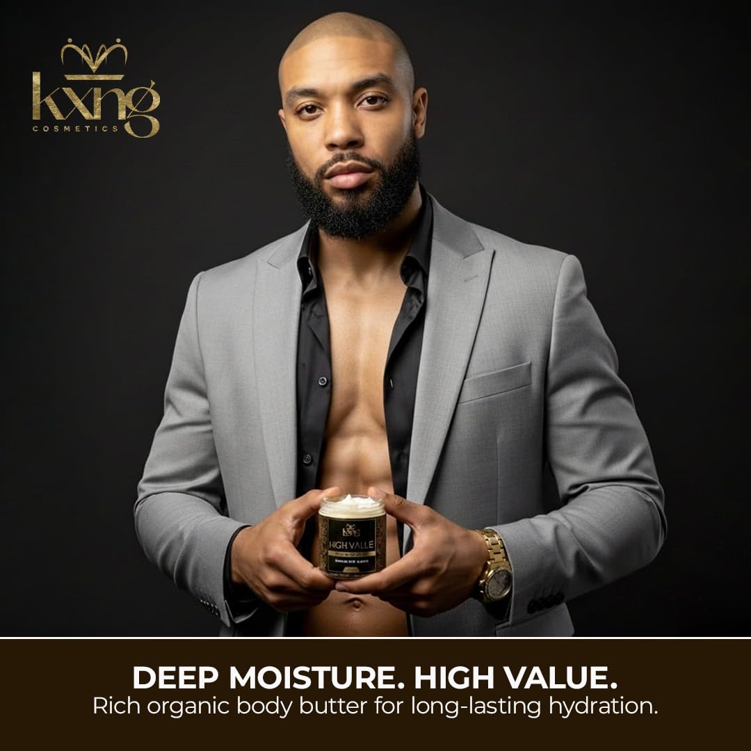 KXNG Cosmetics label closeup showing ingredient list and clean formulation
