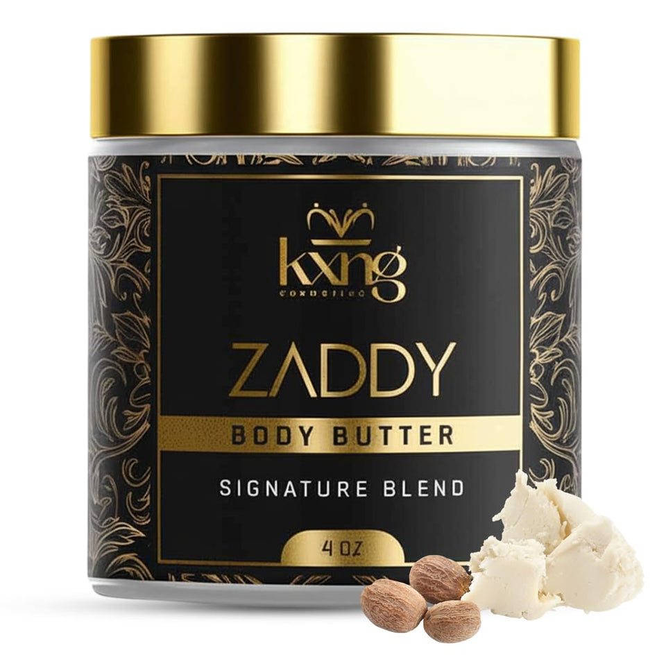 KXNG Cosmetics front jar showing 4oz packaging and fragrance