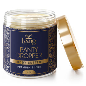 KXNG Cosmetics front packaging 4oz showing jar and branding benefits hydration