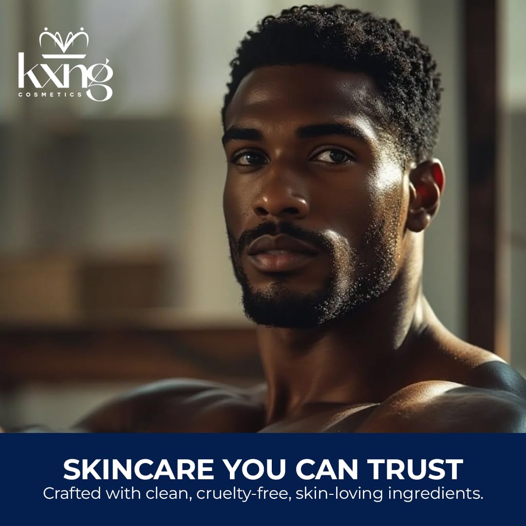 KXNG Cosmetics natural ingredients shea cocoa mango coconut highlighting nourishment