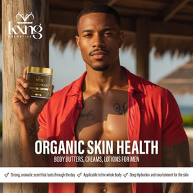 KXNG Cosmetics label closeup highlighting natural oils and ingredient transparency benefit