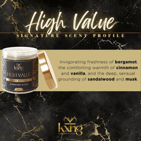 KXNG Cosmetics packaging with cruelty-free badge showing ethical manufacturing