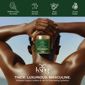 KXNG Cosmetics ingredient collection showcasing natural oil nourishment