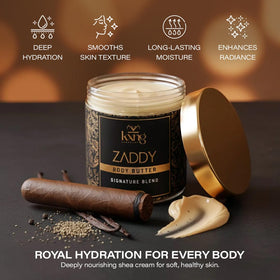 KXNG Cosmetics creamy texture close-up illustrating fast absorption