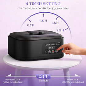 KXOPALYSS digital LCD display and buttons highlighting precise temperature and timer control benefit