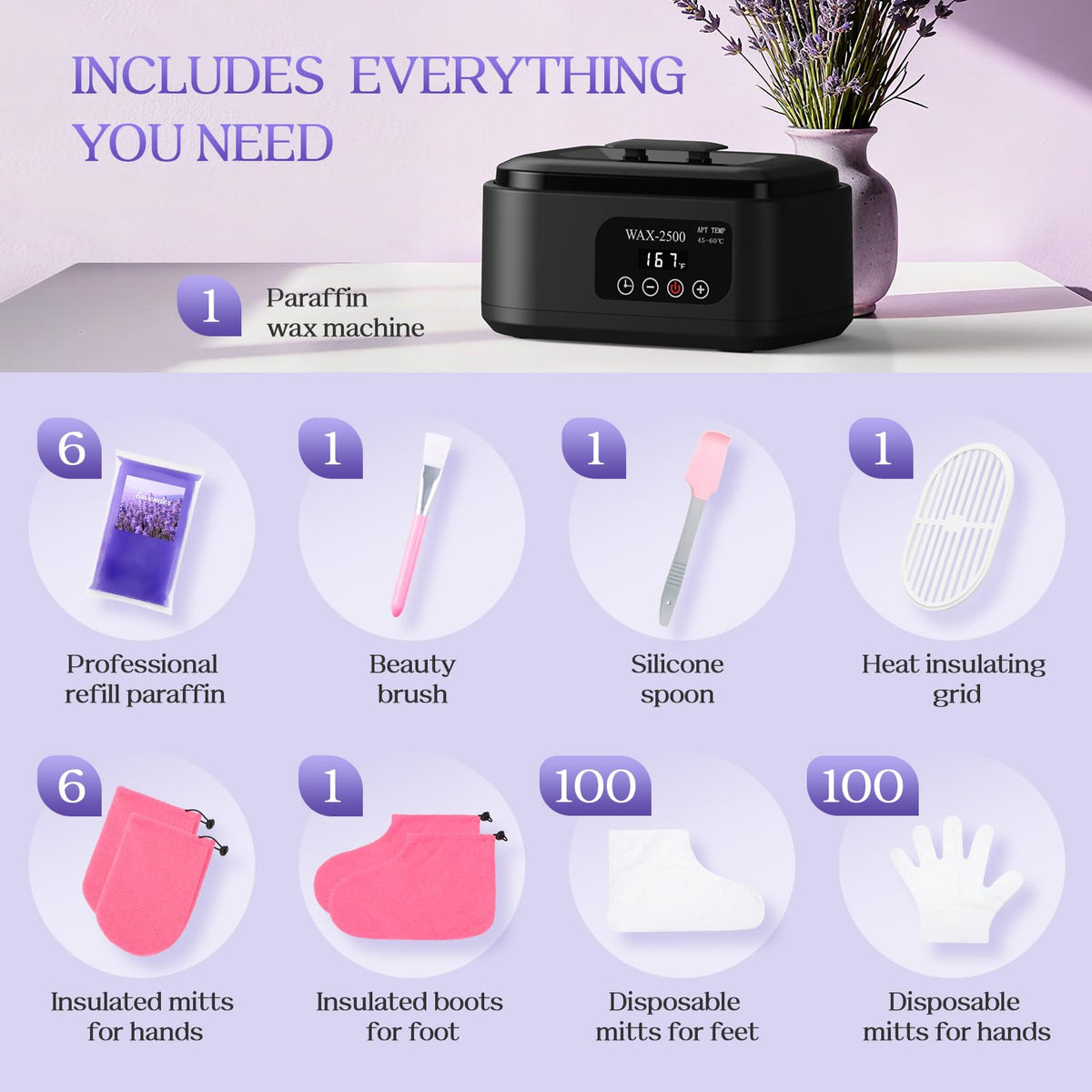 KXOPALYSS lifestyle shot of hands dipped in wax illustrating soothing warmth and skin-softening benefit