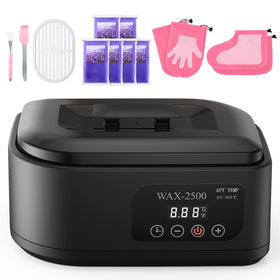KXOPALYSS front view of paraffin wax warmer showing compact professional design and benefit of easy setup