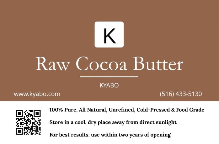 Kyabo cocoa butter close-up texture showing smooth creamy surface for easy melting