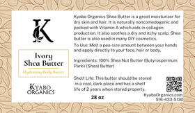 Kyabo Organics open jar texture close-up showing smooth creaminess benefit