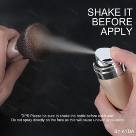 KYDA application on puff highlighting easy buildable coverage