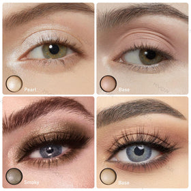 KYDA close-up of baked powder texture highlighting silky blendability and low fallout