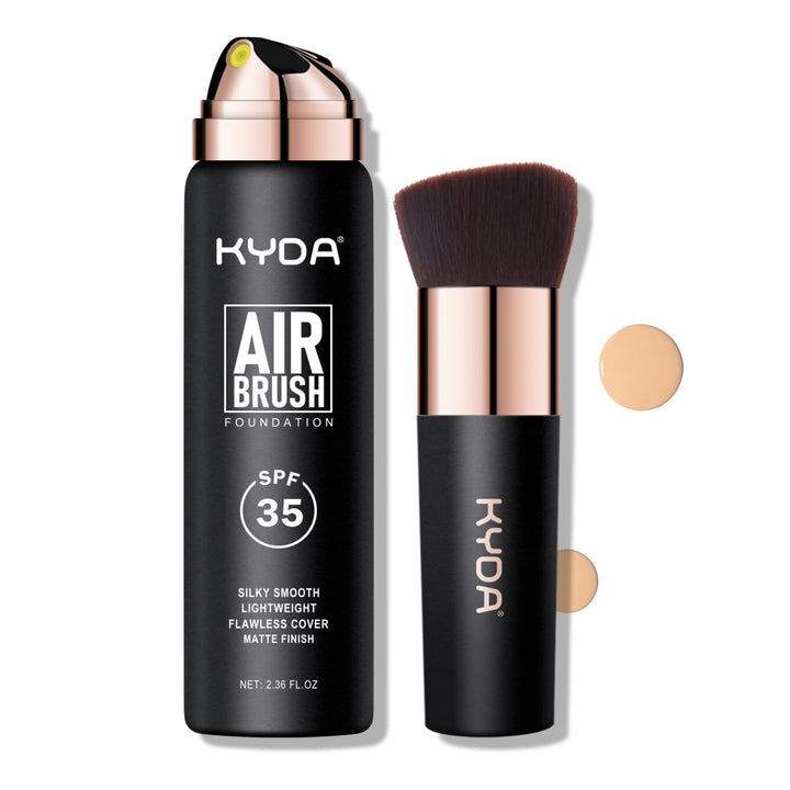 KYDA front packaging spray showing product and benefit of easy application