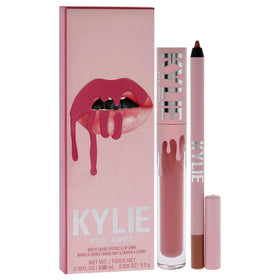 KYLIE application demo of liner and liquid for precise, longwear lip definition