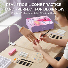 KZAOPZ close-up of silicone texture and deepened nail slot improving tip stability