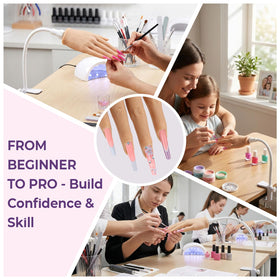 KZAOPZ decorative rhinestones and stickers for practicing nail art designs