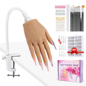 KZAOPZ front view silicone practice hand showing realistic shape and positioning benefit