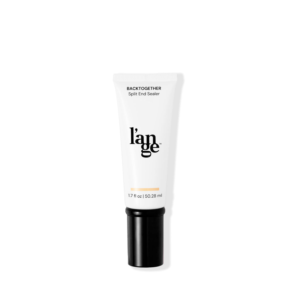 L'ANGE HAIR front packaging showing product and clear benefit of travel-ready repair