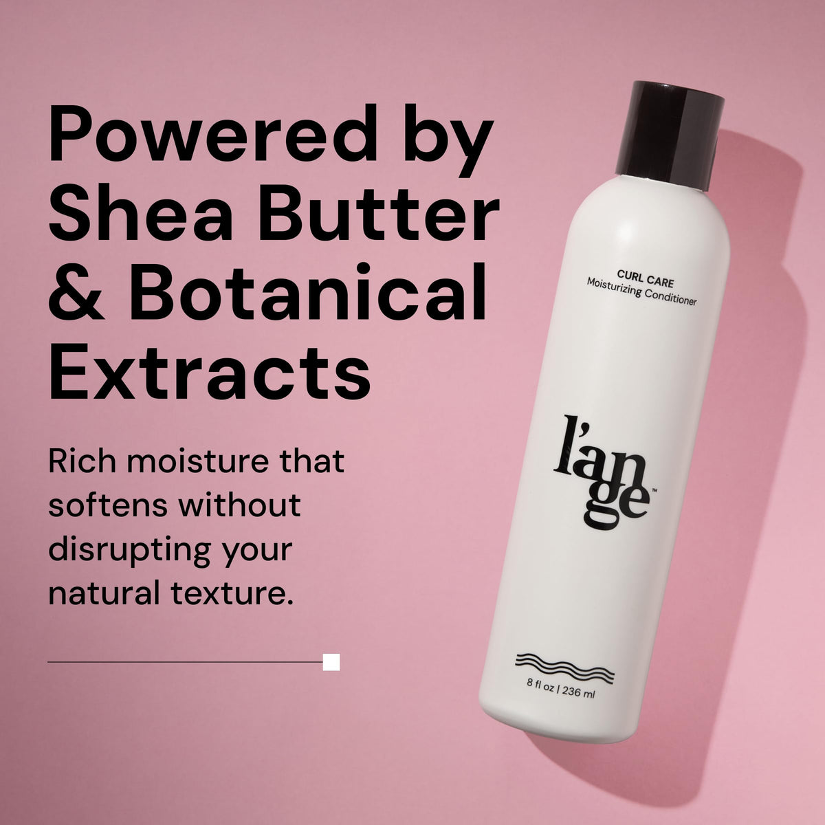 L'ANGE HAIR creamy texture close-up for smooth detangling
