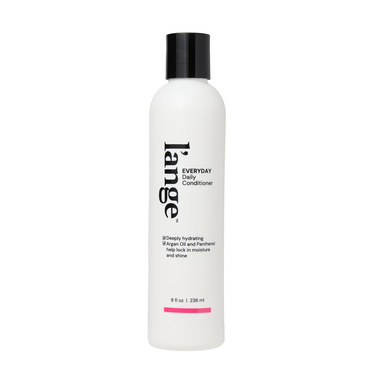 L'ANGE HAIR front packaging showing clean design and daily conditioner benefit
