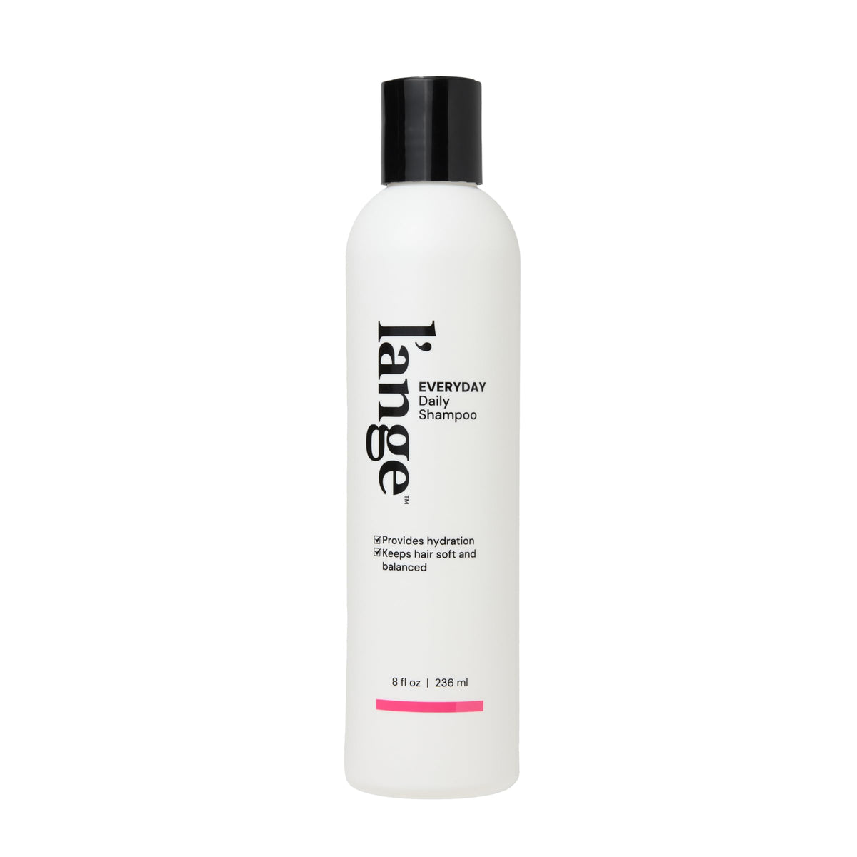 L'ANGE HAIR bottle front view showing clean packaging and daily use benefit