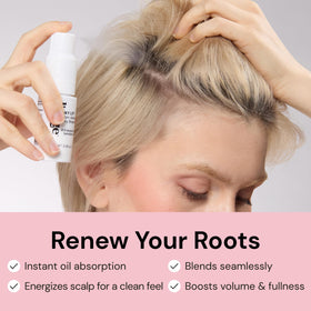 L'ANGE HAIR next to passport showing travel-size convenience and portability