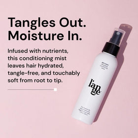 L'ANGE HAIR fine mist close-up demonstrating even coverage and easy application