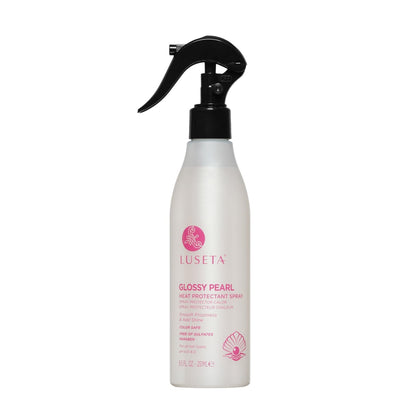 L LUSETA front packaging showing sleek bottle and clean design benefit shine