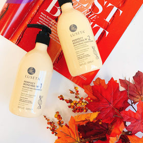 l luse ta label close-up revealing key ingredients for bond repair and transparency