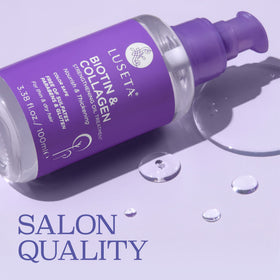 L LUSETA pipette dispensing serum highlighting precise, mess-free application