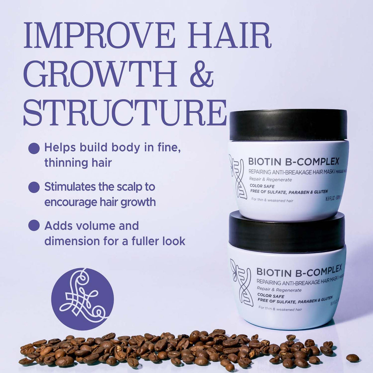 L LUSETA being applied to damp hair in shower demonstrating easy use