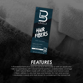 L3 before-and-after lifestyle shot showing thicker-looking hair confidence