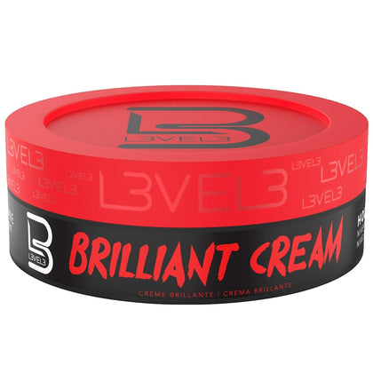 L3 Level 3 Brilliant Cream front packaging showing clean branding and product benefit